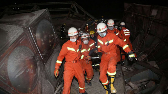 19 жертви и над 170 ранени при взрива на цистерна в Китай